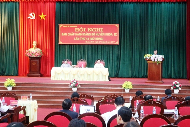 Hội nghị BCH Đảng bộ huyện Quang Bình lần thứ 18 (mở rộng)