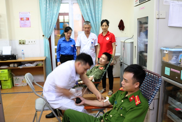 Quang Bình tổ chức hiến máu tình nguyện đợt I năm 2019